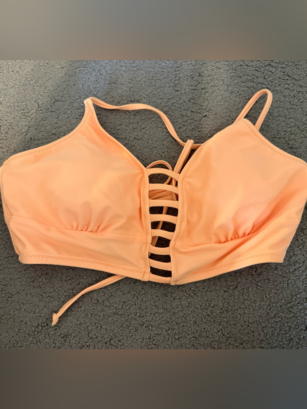 Women’s Bright Orange Bikini Top